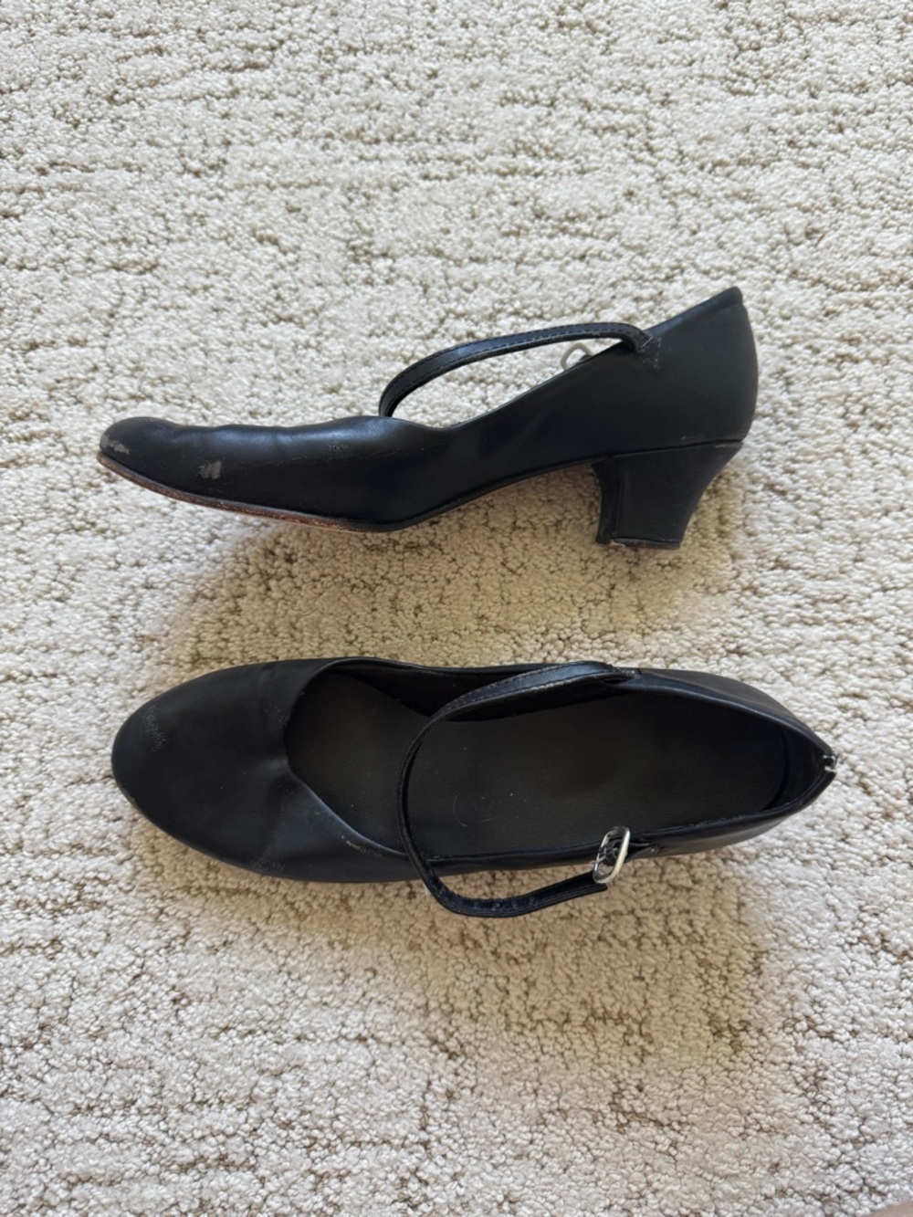 *3 for $9* Black 1.5” Character Dance Heels
